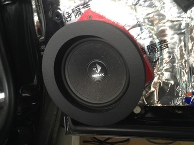 【賽電汽車音響】深圳音響改裝--凱迪拉克SRX音響改裝德國HELIX
